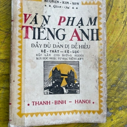 VĂN PHẠM TIẾNG ANH- NGUYỄN KIM SƠN giáo sư