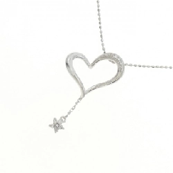 K18WG Mặt dây chuyền hình trái tim × ngôi sao kim cương 0.06CT - Hàng hiệu Chính hãng 860645