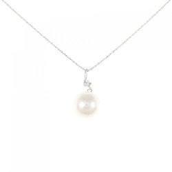 K18WG Chuỗi ngọc trai Akoya 8.6mm - Hàng hiệu Chính hãng