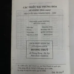 Các Triều Đại Trung Hoa.  -Biên soạn: Lê Giảng 1029050