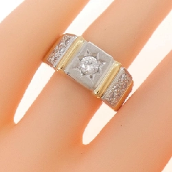Nhẫn kim cương K18YG/PT900 0.25CT - Hàng hiệu Authentic 848770
