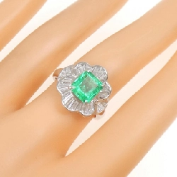 Nhẫn Emerald PT900 1.91CT - Hàng hiệu Chính hãng 852337