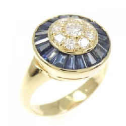 Nhẫn Sapphire 750YG 1.70CT - Hàng hiệu Chính hãng