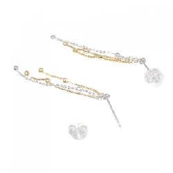 K18 Ba màu Bông tai - Hàng hiệu Chính hãng 873597