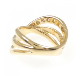 Nhẫn kim cương K18YG - Hàng hiệu Authentic 853691