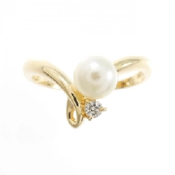 Nhẫn ngọc trai Akoya K18YG 5.4mm - Hàng hiệu Chính hãng 854648