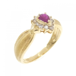 Nhẫn Ruby K18YG - Hàng hiệu Chính hãng