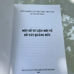 MỘT SỐ TƯ LIỆU MỚI VỀ BỒ TÁT QUẢNG ĐỨC - LÊ MẠNH THÁT 1030034
