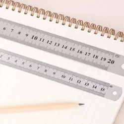 Thước Kẻ Thép Inox 100% Chính Xác, loại 20cm 1013700