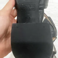 BENEBIS Giày Nữ Size 21.5cm Màu Đen Gót Cao 5cm 990095