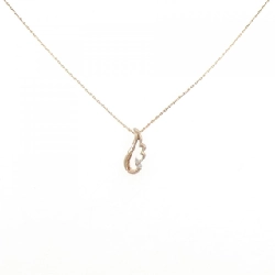 K18PG Dây chuyền kim cương 0.02CT - Hàng hiệu Authentic