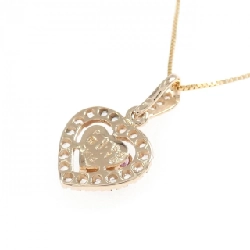 K14PG Dây chuyền hình trái tim Sapphire 0.56CT - Hàng hiệu Chính hãng 856129