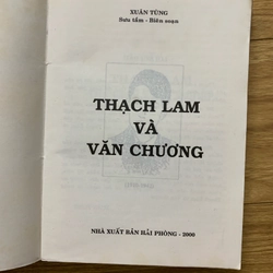 Thạch Lam và văn chương - Xuân Tùng sưu tầm, biên soạn 501737