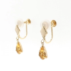 K10YG Citrine Bông tai - Hàng hiệu Chính hãng 870184