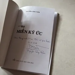 (có chữ ký tác giả) Thơ Miền ký ức - Nguyễn Công Toản (2 cuốn) 738503