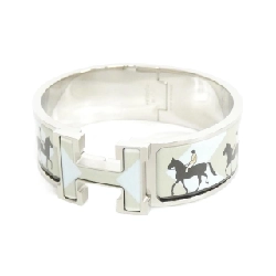 Hàng hiệu Authentic Hermes LES ALLURES Click Crack Ash PM 302317FP Vòng tay