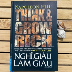 Sách Nghĩ giàu và Làm giàu - bìa cứng - sách mới 99%