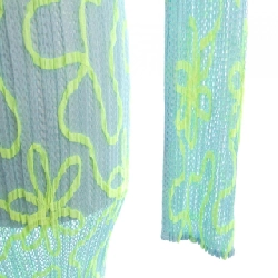 【Vintage】Pleats Please PLEATS PLEASE 2000 Băng hoa PP06-JO306 Áo cardigan dài 631401