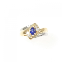 Nhẫn Sapphire K18YG/PT900 0.36CT - Hàng hiệu Chính hãng 854490