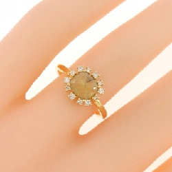 【Sản phẩm mới】Nhẫn kim cương K18YG 0.74CT 672097