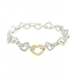 Tiffany Heart Link Bracelet - Hàng hiệu Authentic 845665