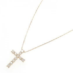 K18YG Dây chuyền kim cương chéo 0.50CT - Hàng hiệu Chính hãng 859535