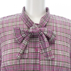 【Cổ điển】Pleats Please 2005 Kiểu kẻ sọc PP51-JJ653 7560036 Áo sơ mi 633681