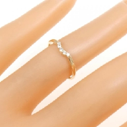 Nhẫn kim cương K10YG 0.10CT 671798