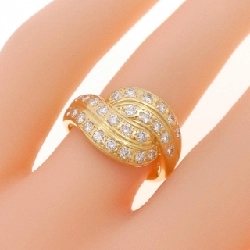 Nhẫn kim cương 750YG 0.51CT 668914