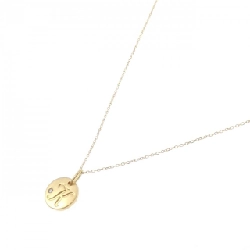 K18YG Chữ cái K Dây chuyền kim cương - Hàng hiệu Chính hãng 865329