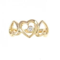Nhẫn kim cương hình trái tim K18YG 669233