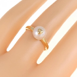 Nhẫn ngọc trai Akoya hình trái tim K18YG 7mm 671122