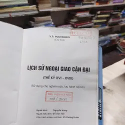 sách: Lịch sử ngoại giao Cận đại -  V.P.Pochemkin (chủ biên) (A1) 566397