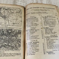 Sách địa lý Pháp xưa – in từ thời 1940 971728
