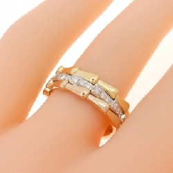 Nhẫn kim cương ba màu 750 0.30CT 673193
