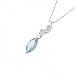 Dây chuyền Aquamarine PT900/PT850 0.60CT - Hàng hiệu Chính hãng 862329