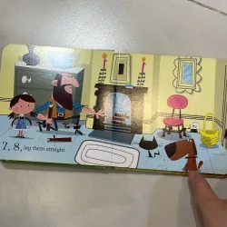 NGOẠI VĂN tiếng anh trẻ em: usborne baby board books - 1,2 buckle my shoe  1027591