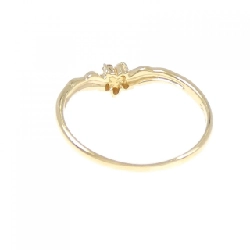 Nhẫn kim cương hoa K18YG - Hàng hiệu Authentic 849798