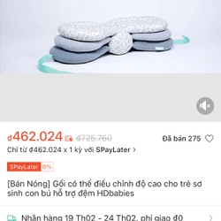 Gối hỗ trợ cho bé bú 385219