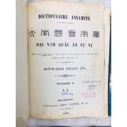 Đại nam quốc âm tự vị - Huỳnh Tịnh Của ( trọn bộ 2 tập ) 127858