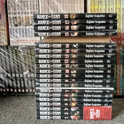 Truyện tranh - Truyện Attack On Titan - Trọn Bộ 18 Tập + Tập 7, 14 ĐB Kèm Quà 272923