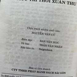 Mưu trí thời Xuân Thu - bìa mềm tay gấp 188595