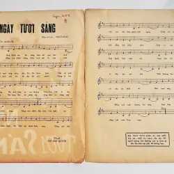 Tờ Nhạc Xưa 1956: NGÀY TƯƠI SÁNG - Nhật Bằng & Nguyễn Hiền (NXB An Phú) 728088