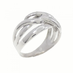 Nhẫn kim cương K18WG 0.04CT