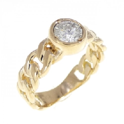 Nhẫn kim cương K18YG 0.42CT