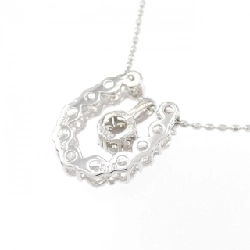 K18WG 2WAY Dây chuyền kim cương 0.17CT - Hàng hiệu Chính hãng 860939