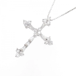 Dây chuyền kim cương K18WG - 1.00CT - Hàng hiệu Chính hãng 860180