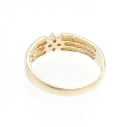 Nhẫn kim cương hoa K10YG 0.06CT - Hàng hiệu Authentic 849774