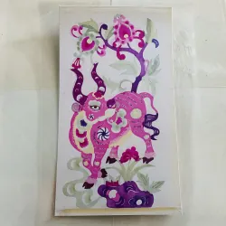 🧧 [GÓC DECOR] Bộ Tranh Cắt Giấy 12 Con Giáp Nghệ Thuật Trung Hoa 799788