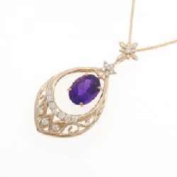 K18PG Mặt dây chuyền Amethyst 1.20CT - Hàng hiệu Chính hãng 859556